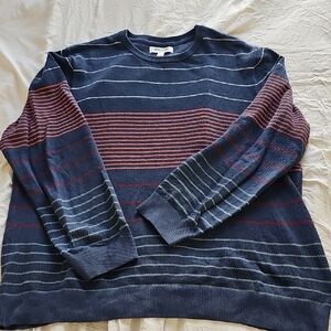 Goodthreads Men's Multicolor Striped Crewneck Sweater XXL